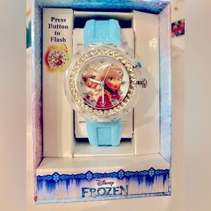 Girls Elsa and Anna light up watch